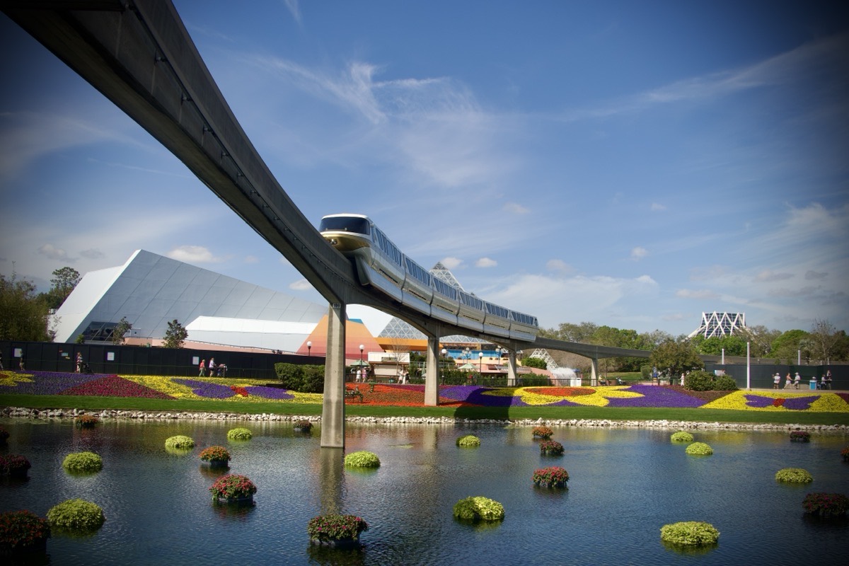 Monorail at Walt Disney World EPCOT