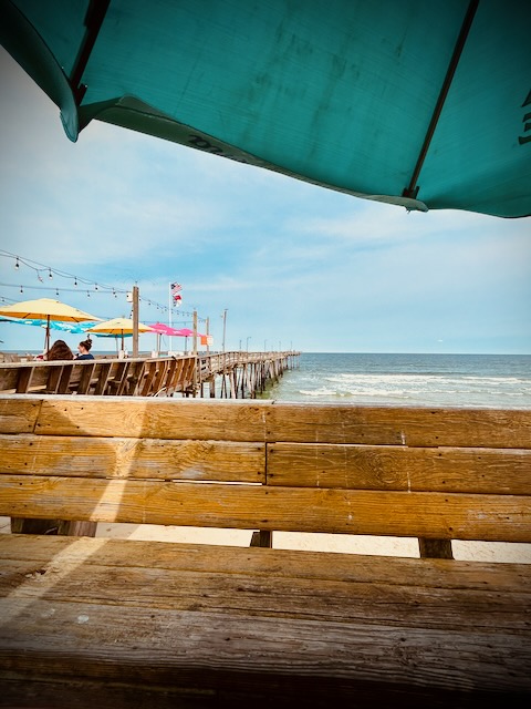 View over a pier