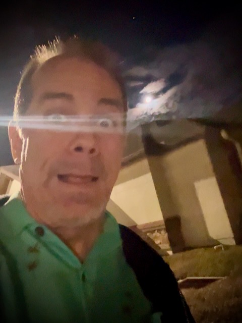 Selfie with the moon