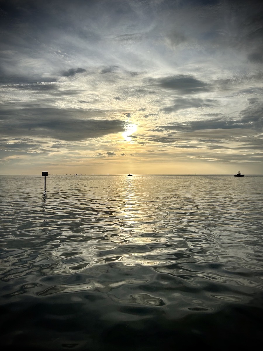 Sunset over the Gulf of Mexico